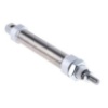 Picture of Pneumatic Piston Rod Cylinder - 25mm Bore, 80mm Stroke, C85 Series, Double Acting, SMC, CD85N25-80-B