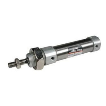 Picture of Pneumatic Roundline Cylinder - 12mm Bore, 25mm Stroke, C85 Series, Single Acting, SMC, CD85N12-25S-B