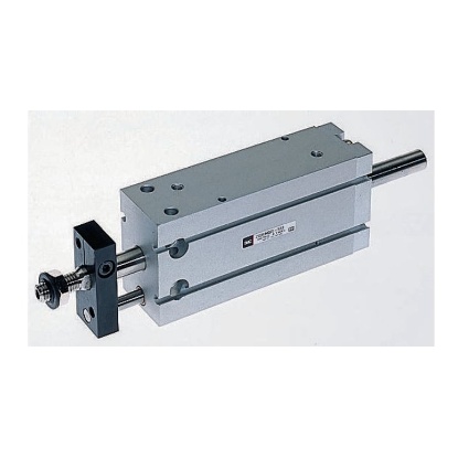Picture of Pneumatic Piston Rod Cylinder - 20mm Bore, 50mm Stroke, ZCUK Series, Double Acting, SMC, ZCDUKQ20-50D