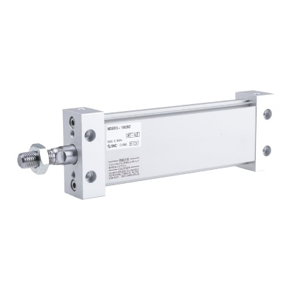 Picture of Pneumatic Piston Rod Cylinder - 25mm Bore, 100mm Stroke, MU Series, Double Acting, SMC, MDUB25-100DMZ