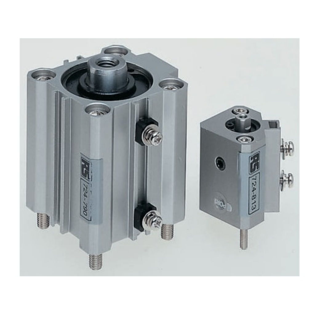 Picture of Pneumatic Compact Cylinder - 20mm Bore, 5mm Stroke, CQ2 Series, Single Acting, SMC, CQ2B20-5T
