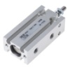 Picture of Pneumatic Piston Rod Cylinder - 10mm Bore, 10mm Stroke, CU Series, Double Acting, SMC, CDU10-10D