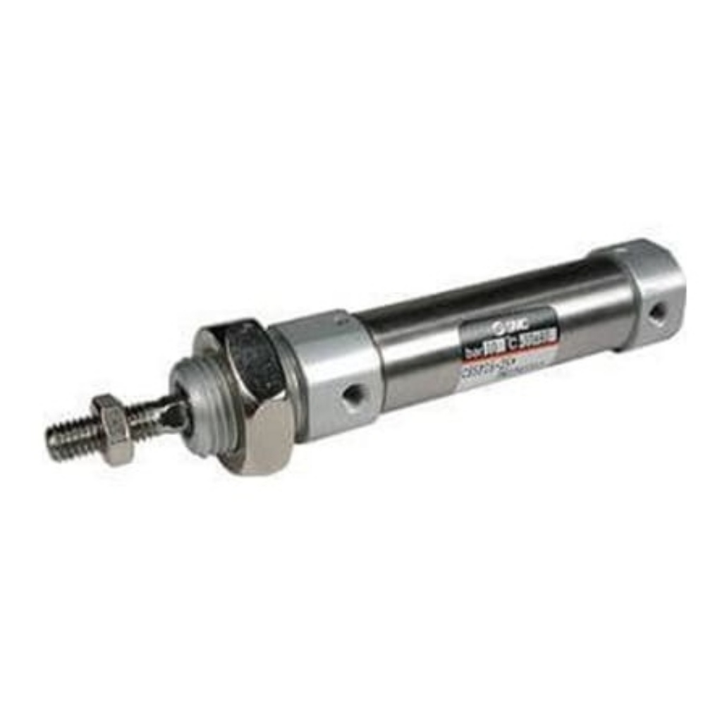 Picture of Double Acting Cylinder - 25mm Bore, 25mm Stroke, C85 Series, Single Acting, SMC, CD85N25-25T-B