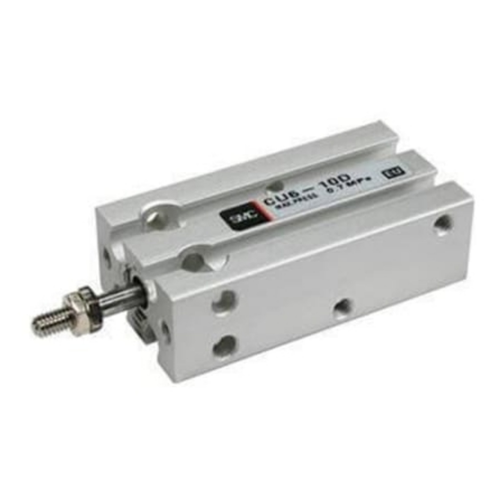 Picture of Double Acting Cylinder - 6mm Bore, 10mm Stroke, CDU Series, Double Acting, SMC, CDU6-10D