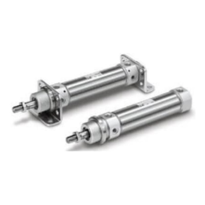 Picture of ISO Standard Cylinder - 40mm Bore, 50mm Stroke, C75 Series, Double Acting, SMC, CD75E40-50-B