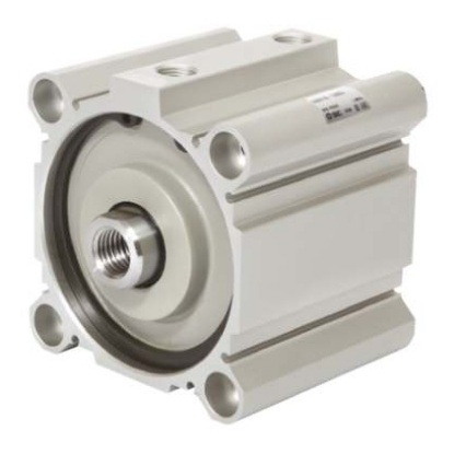 Picture of Pneumatic Compact Cylinder - 100mm Bore, 50mm Stroke, CQ2 Series, Double Acting, SMC, CQ2B100-50DCZ