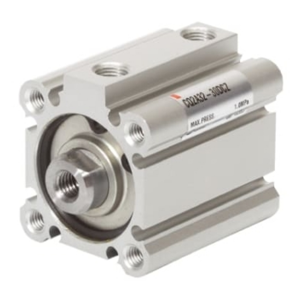 Picture of Pneumatic Compact Cylinder - 20mm Bore, 25mm Stroke, CQ2 Series, Double Acting, SMC, CQ2A20-25DC