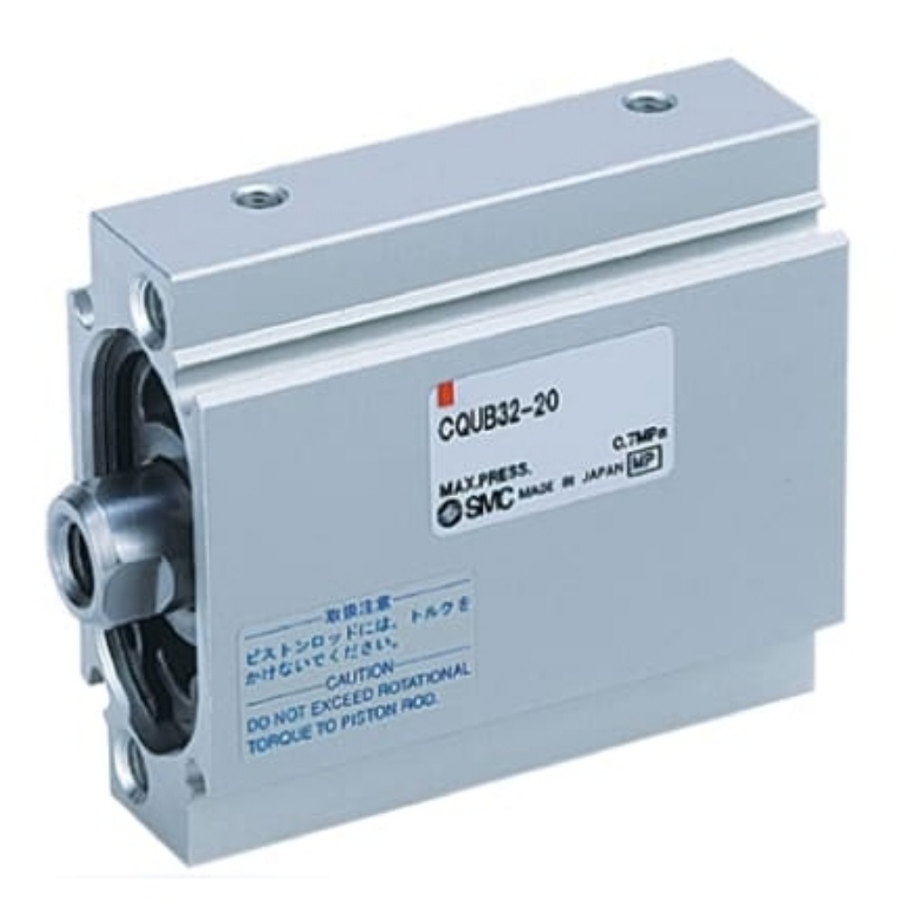 Picture of Pneumatic Compact Cylinder - 20mm Bore, 25mm Stroke, CQU Series, Double Acting, SMC, CQUB20-25