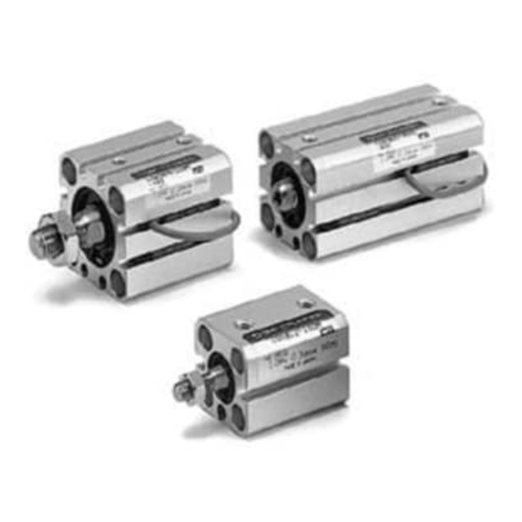 Picture of Pneumatic Compact Cylinder - 20mm Bore, 30mm Stroke, CQS Series, Double Acting, SMC, CDQSB20-30DC