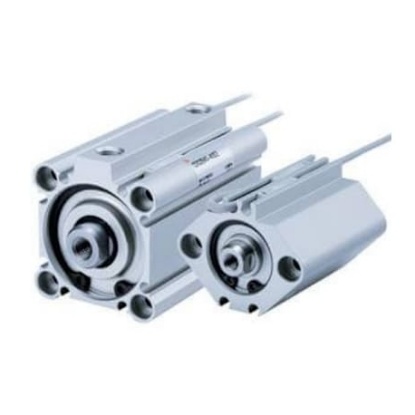Picture of Pneumatic Compact Cylinder - 20mm Bore, 50mm Stroke, CQ2 Series, Double Acting, SMC, CDQ2B50-20DZ