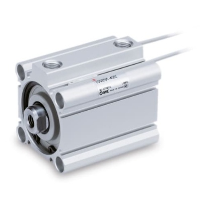 Picture of Pneumatic Compact Cylinder - 20mm Bore, 50mm Stroke, CQ2 Series, Single Acting, SMC, CQ2B50TF-20SZ