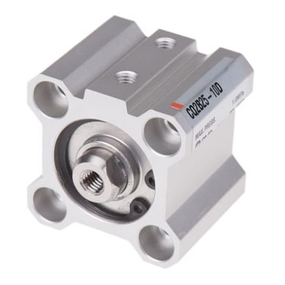 Picture of Pneumatic Compact Cylinder - 25mm Bore, 10mm Stroke, CQ2 Series, Double Acting, SMC, CQ2B25-10D