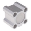 Picture of Pneumatic Compact Cylinder - 25mm Bore, 10mm Stroke, CQ2 Series, Double Acting, SMC, CQ2B25-10D