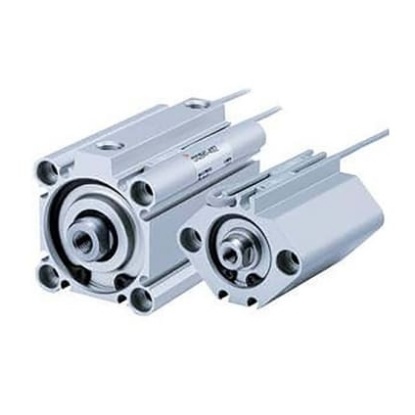Picture of Pneumatic Compact Cylinder - 25mm Bore, 15mm Stroke, CQ2 Series, Double Acting, SMC, CDQ2B25-15DZ