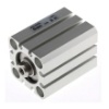 Picture of Pneumatic Compact Cylinder - 25mm Bore, 20mm Stroke, CQS Series, Double Acting, SMC, CDQSB25-20D