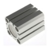 Picture of Pneumatic Compact Cylinder - 25mm Bore, 20mm Stroke, CQS Series, Double Acting, SMC, CDQSB25-20D