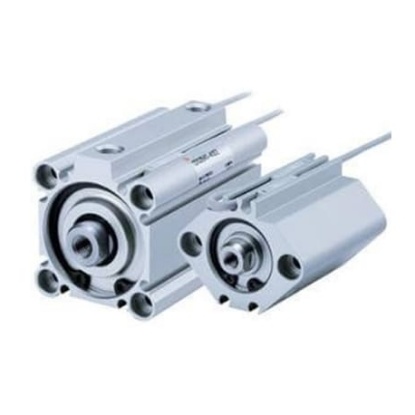 Picture of Pneumatic Compact Cylinder - 25mm Bore, 25mm Stroke, CQ2 Series, Double Acting, SMC, CQ2A25-25D