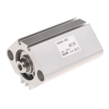 Picture of Pneumatic Compact Cylinder - 25mm Bore, 30mm Stroke, CQ2 Series, Double Acting, SMC, CDQ2B25-30DZ