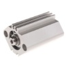 Picture of Pneumatic Compact Cylinder - 25mm Bore, 30mm Stroke, CQ2 Series, Double Acting, SMC, CDQ2B25-30DZ