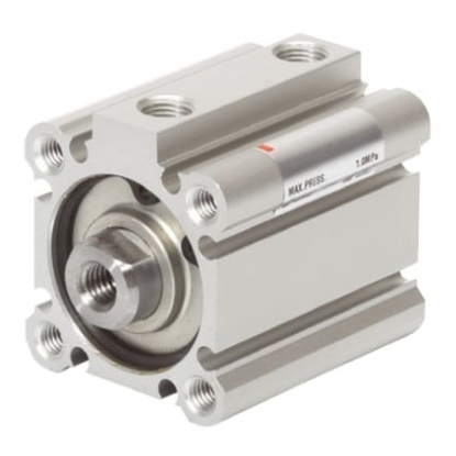 Picture of Pneumatic Compact Cylinder - 32mm Bore, 100mm Stroke, CQ2 Series, Double Acting, SMC, CDQ2A32-100DCZ
