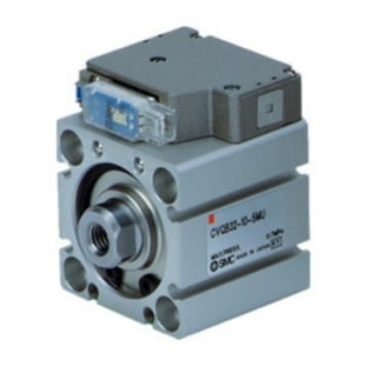 Picture of Pneumatic Compact Cylinder - 32mm Bore, 15mm Stroke, CVQ Series, Double Acting, SMC, CVQB32-15-5MO