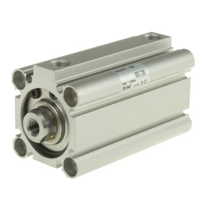 Picture of Pneumatic Compact Cylinder - 32mm Bore, 50mm Stroke, CQ2 Series, Double Acting, SMC, CDQ2B32TF-50DZ