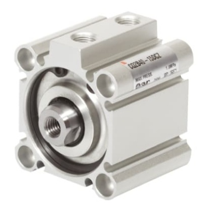 Picture of Pneumatic Compact Cylinder - 40mm Bore, 15mm Stroke, CQ2 Series, Double Acting, SMC, CQ2B40-15DCZ