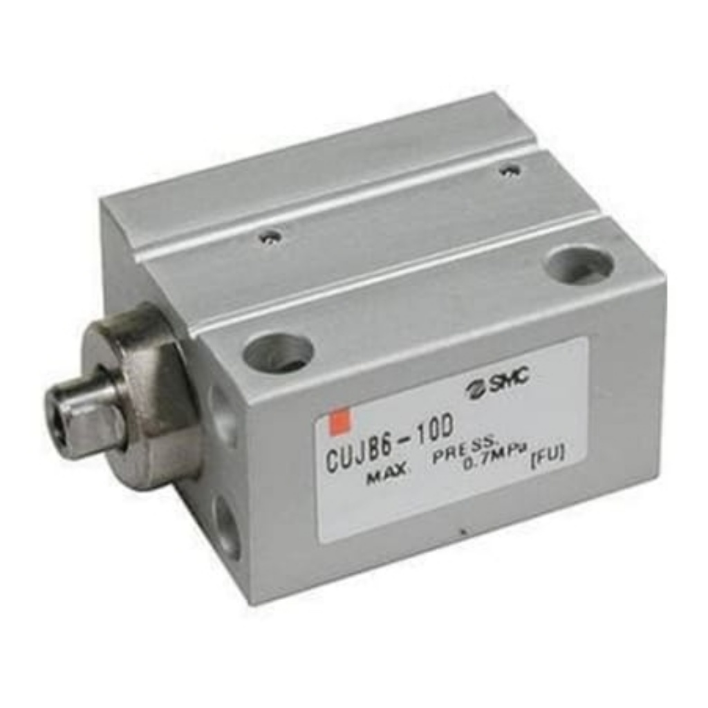 Picture of Pneumatic Compact Cylinder - 4mm Bore, 4mm Stroke, CUJ Series, Double Acting, SMC, CUJB4-4D