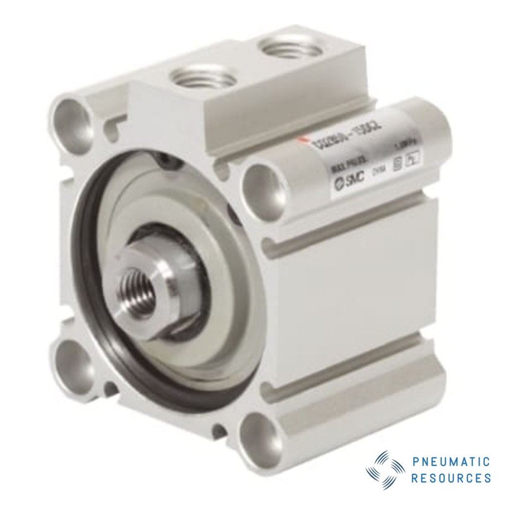 Picture of Pneumatic Compact Cylinder - 50mm Bore, 15mm Stroke, CQ2 Series, Double Acting, SMC, CQ2B50-15DCZ