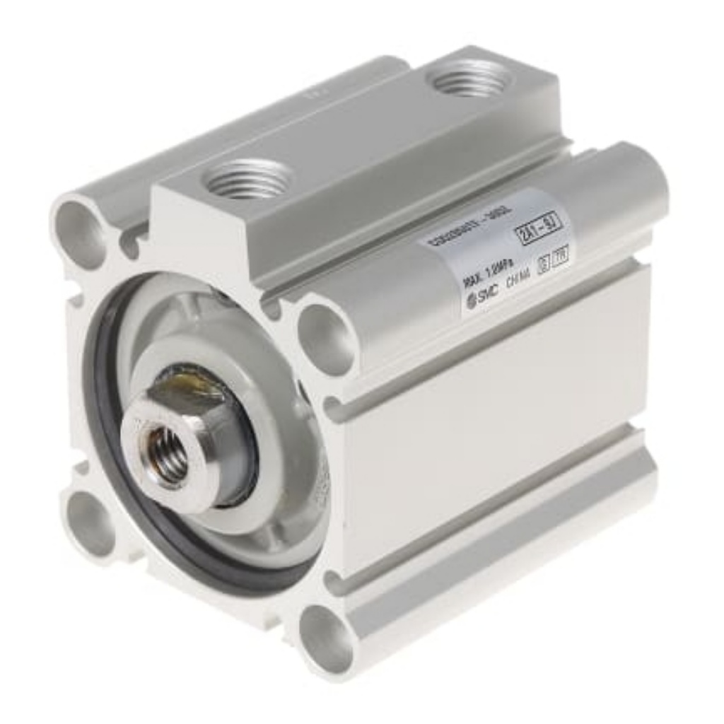 Picture of Pneumatic Compact Cylinder - 50mm Bore, 30mm Stroke, CQ2 Series, Double Acting, SMC, CDQ2B50TF-30DZ