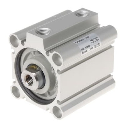 Picture of Pneumatic Compact Cylinder - 50mm Bore, 30mm Stroke, CQ2 Series, Double Acting, SMC, CDQ2B50TF-30DZ