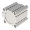 Picture of Pneumatic Compact Cylinder - 50mm Bore, 30mm Stroke, CQ2 Series, Double Acting, SMC, CDQ2B50TF-30DZ