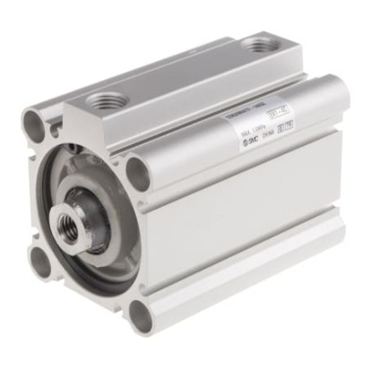 Picture of Pneumatic Compact Cylinder - 50mm Bore, 50mm Stroke, CQ2 Series, Double Acting, SMC, CDQ2B50TF-50DZ