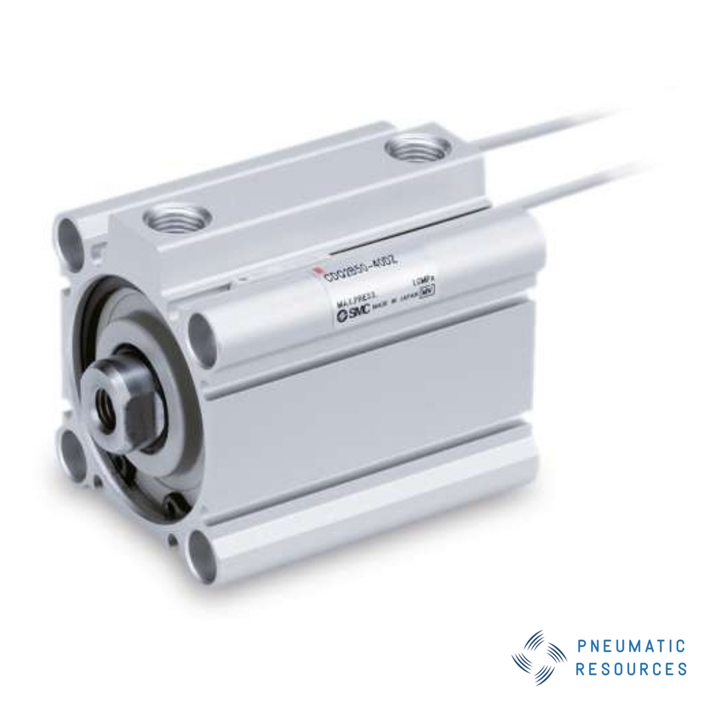 Picture of Pneumatic Compact Cylinder - 5mm Bore, 16mm Stroke, CQ2 Series, Single Acting, SMC, CQ2B16-5SM