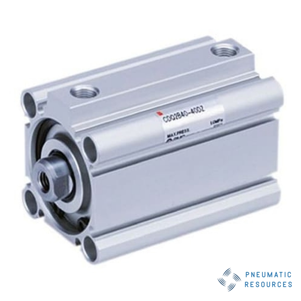 Picture of Pneumatic Compact Cylinder - 63mm Bore, 100mm Stroke, Double Acting, SMC, CDQ2B63TF-100DZ