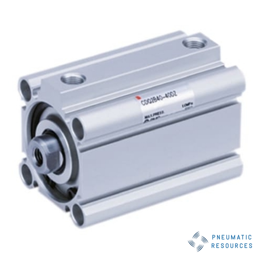 Picture of Pneumatic Compact Cylinder - 63mm Bore, 20mm Stroke, CQ2 Series, Double Acting, SMC, CDQ2B63TF-20DZ