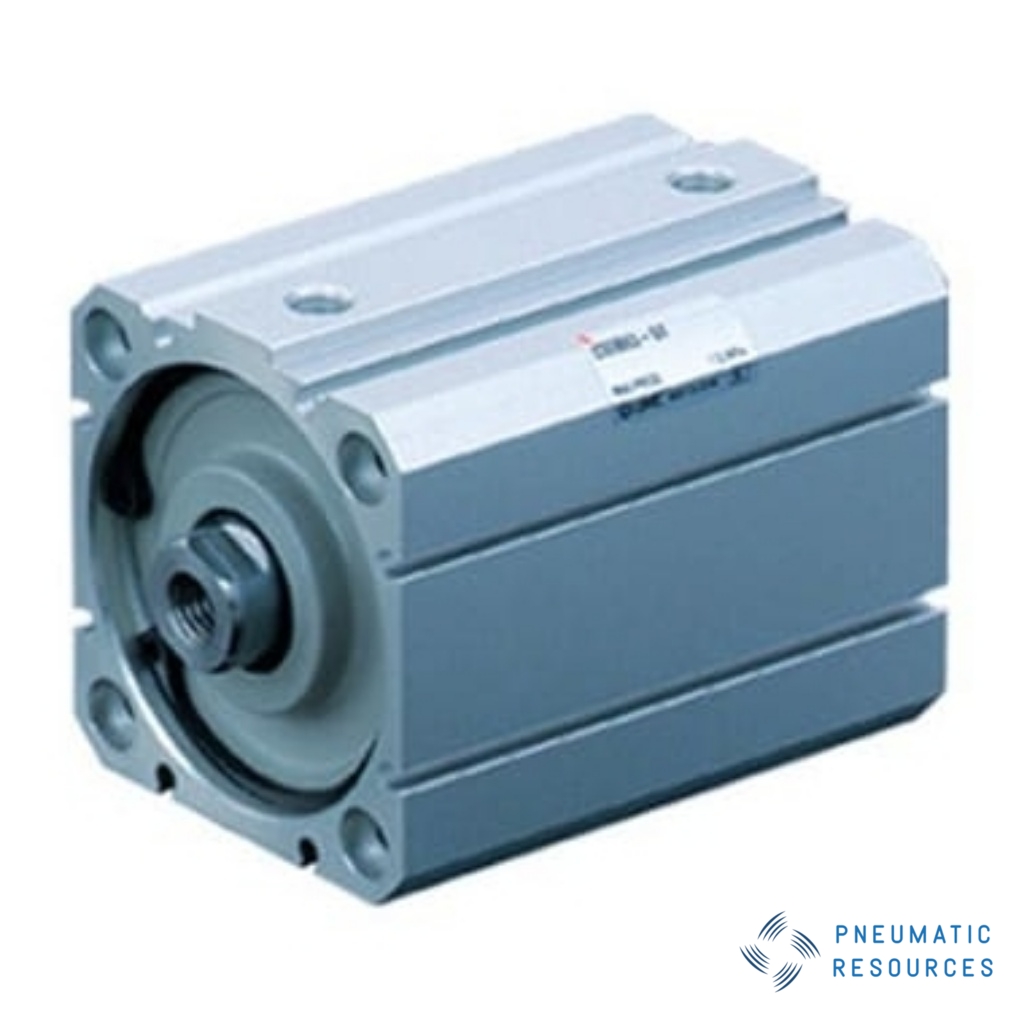 Picture of Pneumatic Compact Cylinder - 63mm Bore, 50mm Stroke, C55 Series, Double Acting, SMC, CD55B63-50M