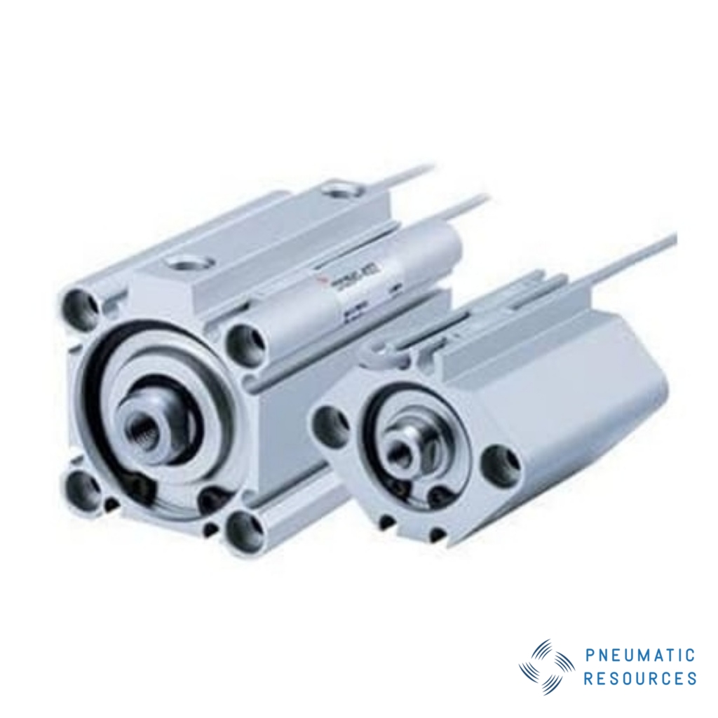 Picture of Pneumatic Compact Cylinder - CQ2 Series, 63mm Bore, 20mm Stroke, CQ2 Series, Double Acting, SMC, CQ2B63TF-20DZ