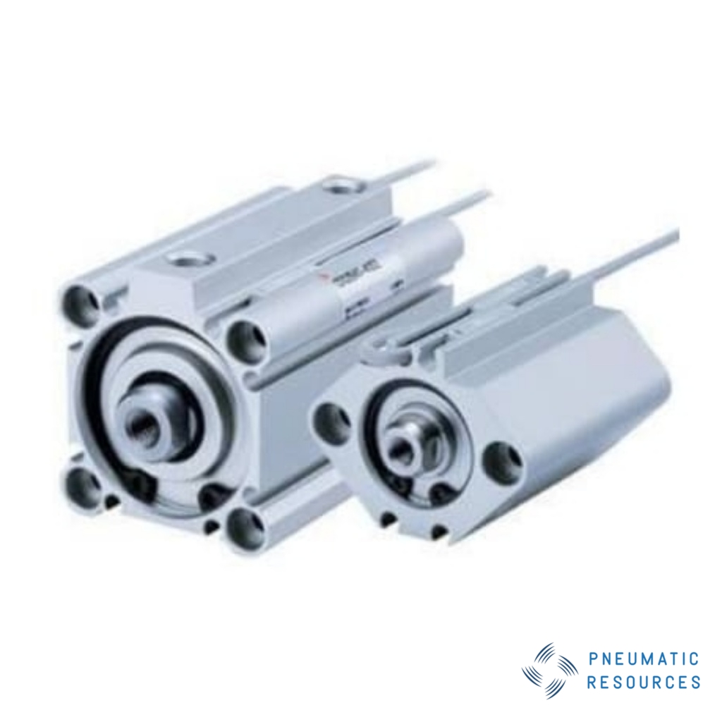 Picture of Pneumatic Compact Cylinder - Cylinder Series CQ2, 25mm Bore, 10mm Stroke, CQ2 Series, Double Acting, SMC, CQ2B25-10DM