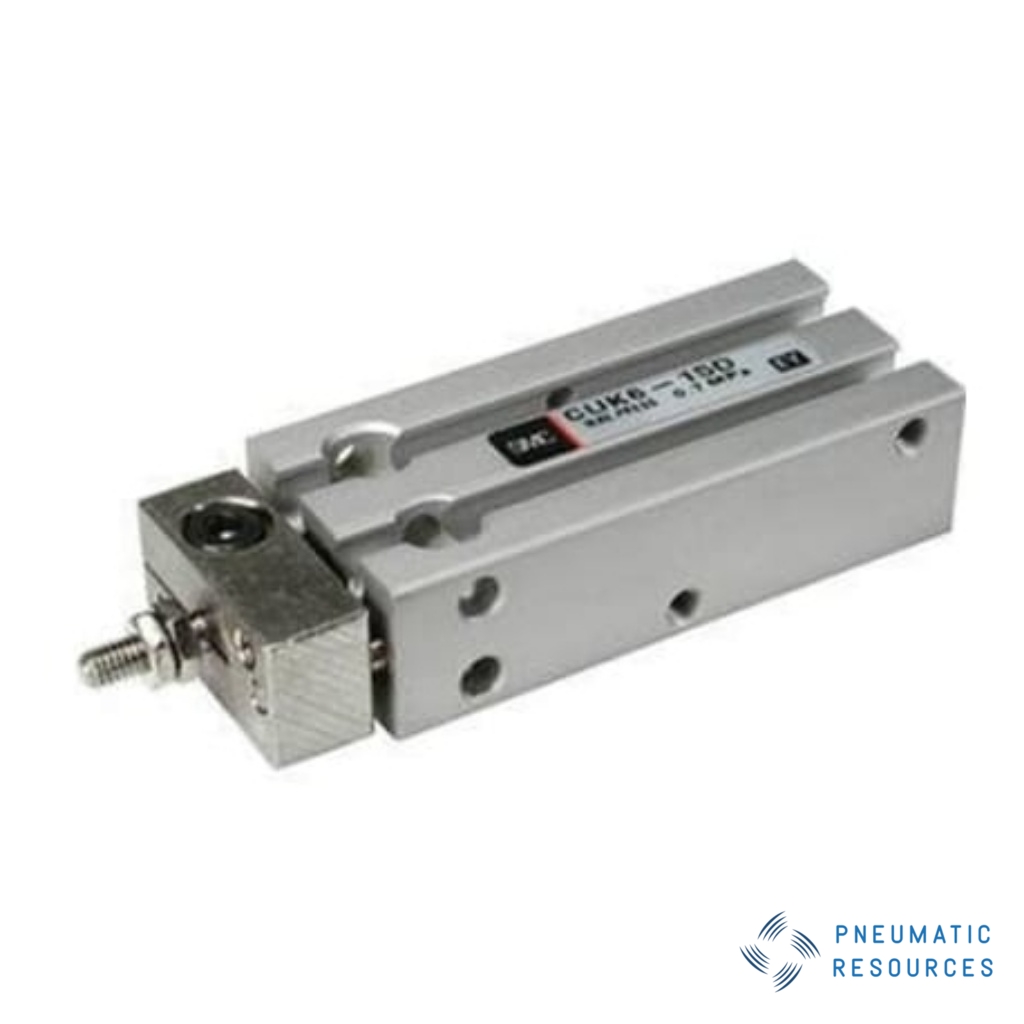 Picture of Pneumatic Cylinder - 10mm Bore, 5mm Stroke, CUK Series, Double Acting, SMC, CDUK10-5D