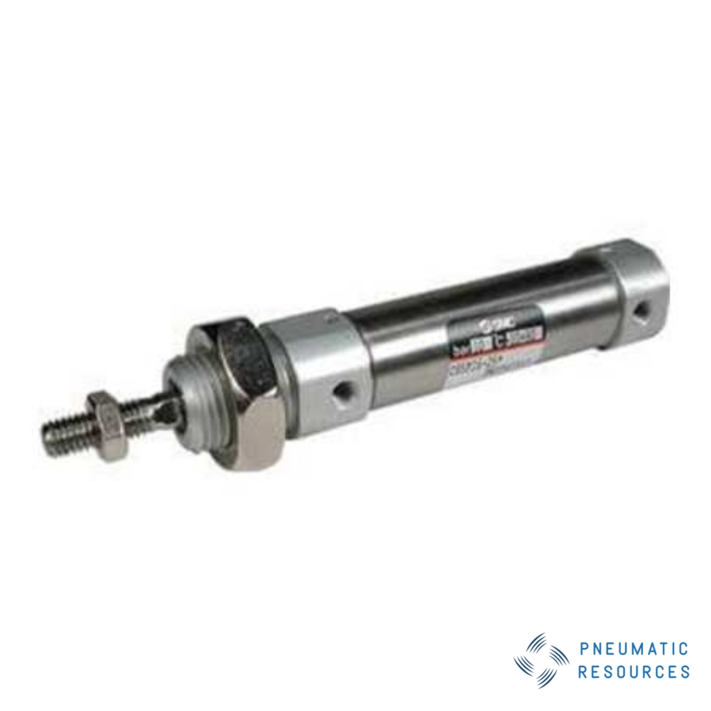 Picture of Pneumatic Cylinder - 12mm Bore, 25mm Stroke, CD85 Series, Double Acting, SMC, CD85E12-25-B