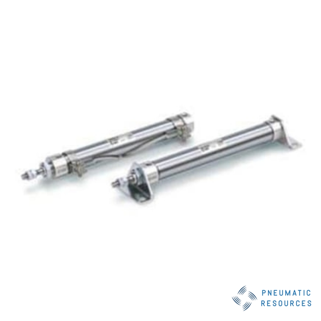 Picture of Pneumatic Cylinder - 16mm Bore, 100mm Stroke, CJ2 Series, Double Acting, SMC, CDJ2D16-100Z-B