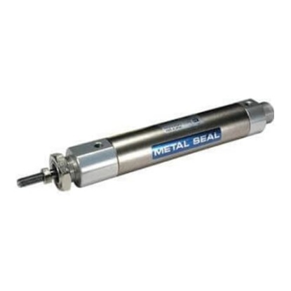 Picture of Pneumatic Cylinder - 16mm Bore, 45mm Stroke, MQM Series, Double Acting, SMC, MQMLB16-45D