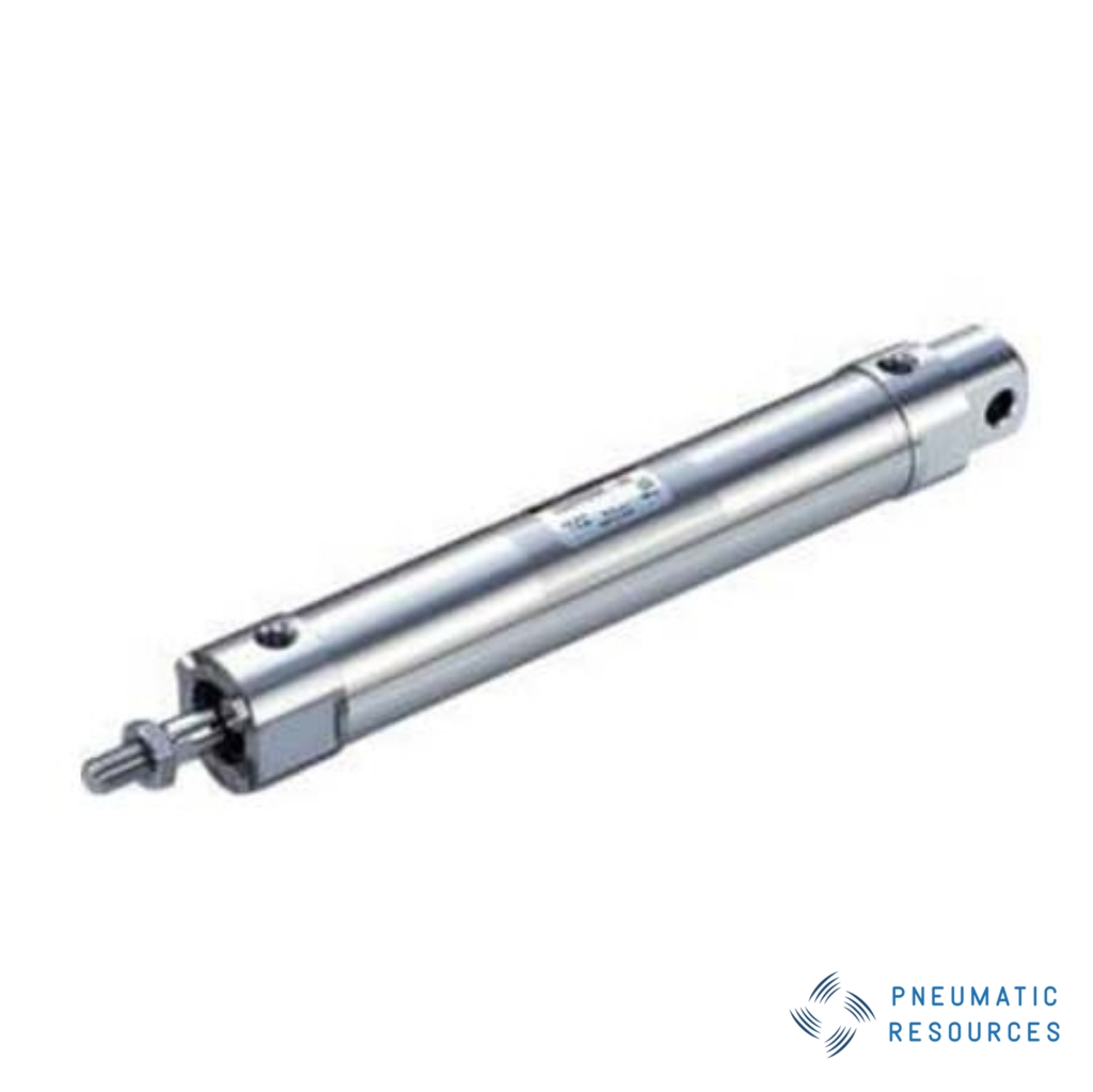 Picture of Pneumatic Cylinder - 25mm Bore, 25mm Stroke, CG5 Series, Double Acting, SMC, CG5EN25SR-25