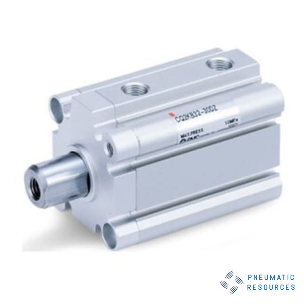 Picture of Pneumatic Cylinder - 25mm Bore, 25mm Stroke, CQ2 Series, Double Acting, SMC, CDQ2KB25-25DZ