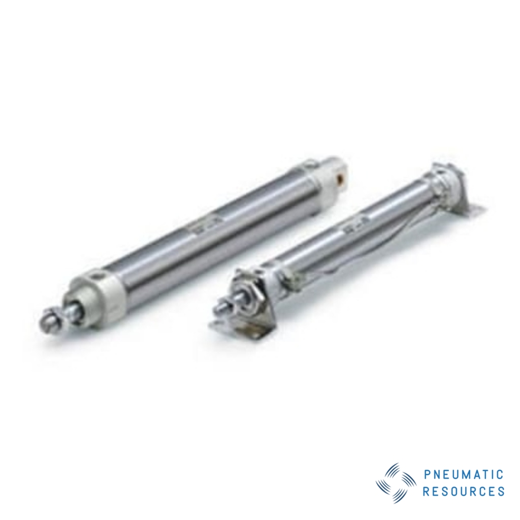 Picture of Pneumatic Cylinder - 32mm Bore, 10mm Stroke, CM2 Series, Double Acting, SMC, CM2B32-10Z
