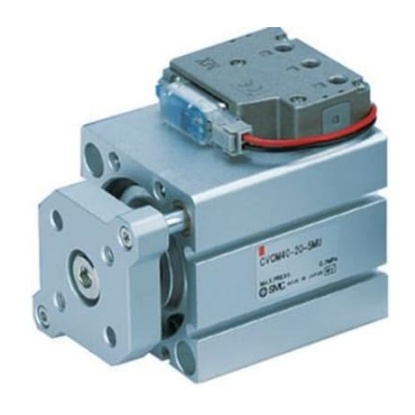 Picture of Pneumatic Cylinder - 32mm Bore, 20mm Stroke, CVQM32 Series, Double Acting, SMC, CVQM32-20-5MOU