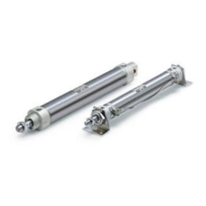 Picture of Pneumatic Cylinder - 32mm Bore, 75mm Stroke, CDM2 Series, Double Acting, SMC, CDM2B32-75AZ