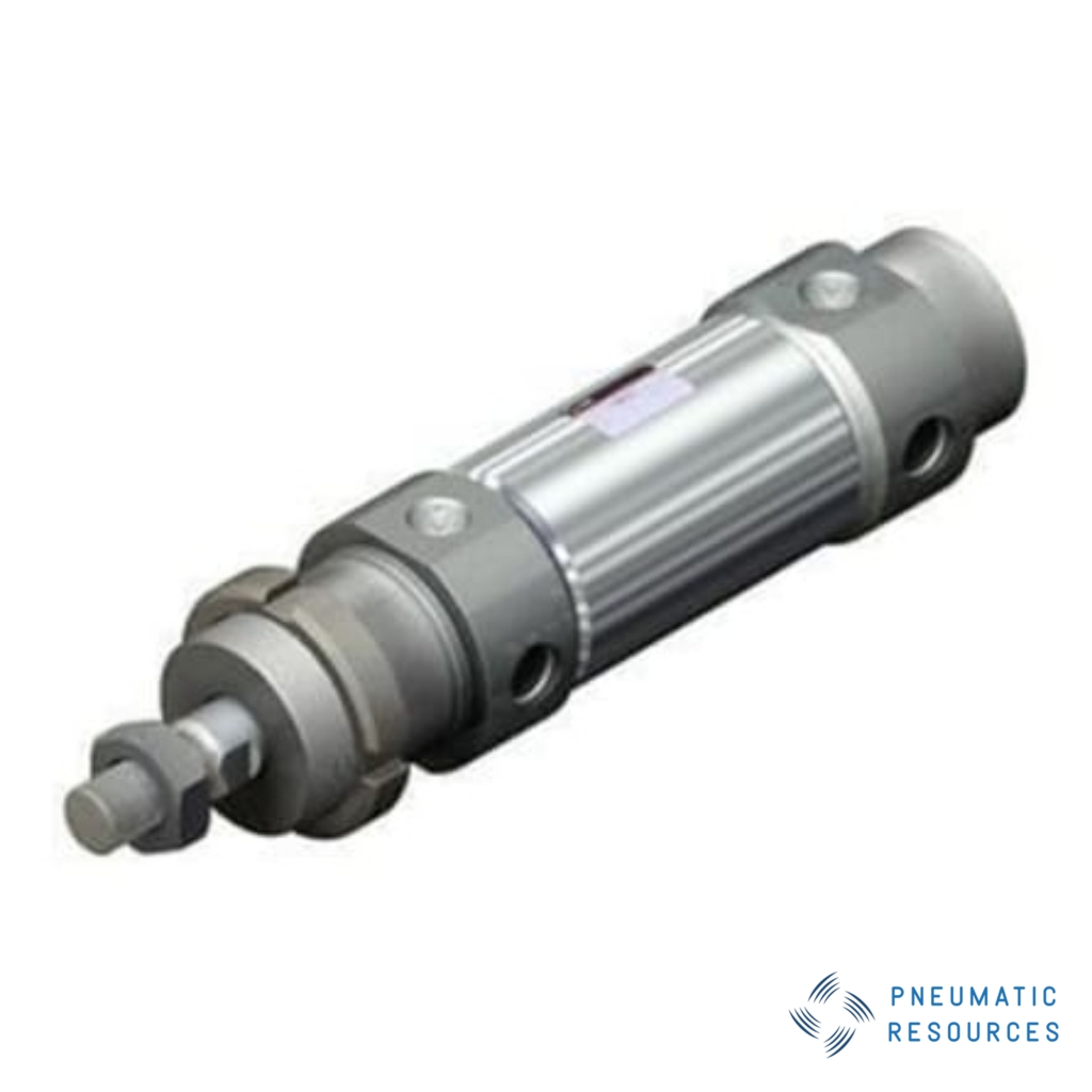 Picture of Pneumatic Cylinder - 40mm Bore, 50mm Stroke, CD76 Series, Double Acting, SMC, CD76E40-50C-B