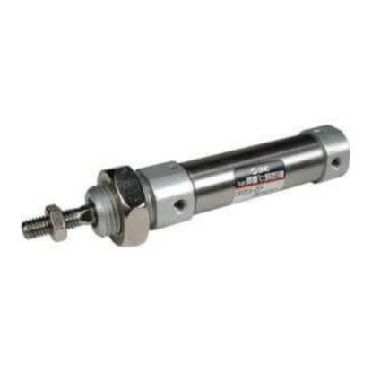 Picture of Pneumatic Cylinder - Cylinder Series C85, 20mm Bore, 25mm Stroke, C85 Series, Single Acting, SMC, CD85N25-20C-B